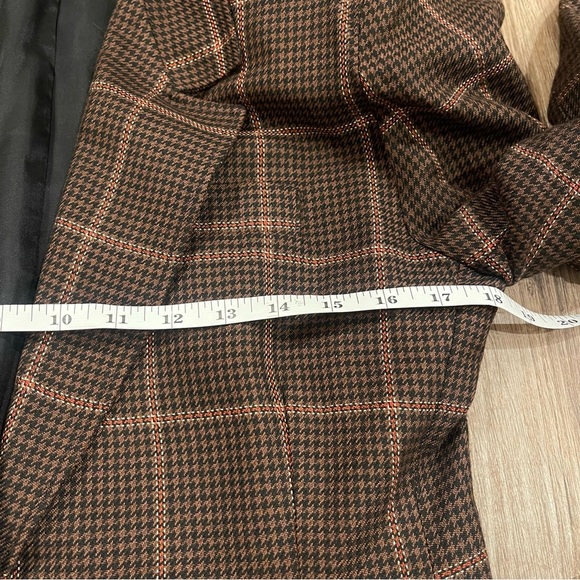 Vtg Collections Blazer Women’s 8 Houndstooth Check Academia Preppy Equestrian - Picture 5 of 7